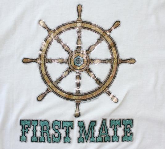 First Mate DEADSTOCK vintage Bantam ringer t-shirt Small