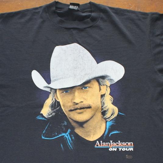 Alan Jackson country music 1992 vintage t-shirt XL