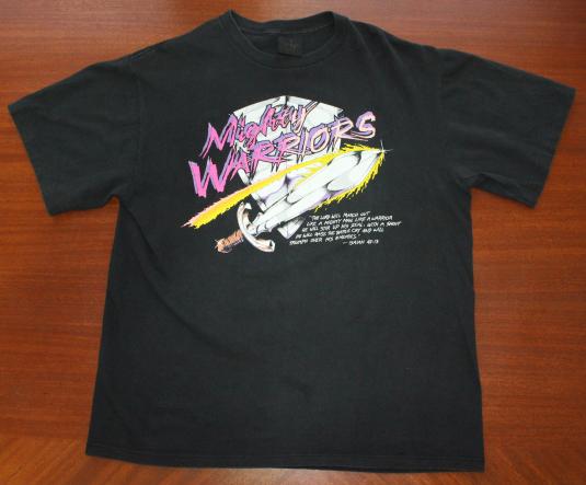 Mighty Warriors Isaiah 42:13 vintage large t-shirt