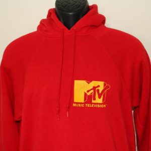 MTV Music Television vintage hoodie hooded sweatshirt M/L