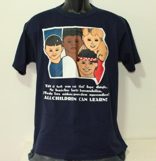 WTF Racist All Children Can Learn Iowa vintage t-shirt L