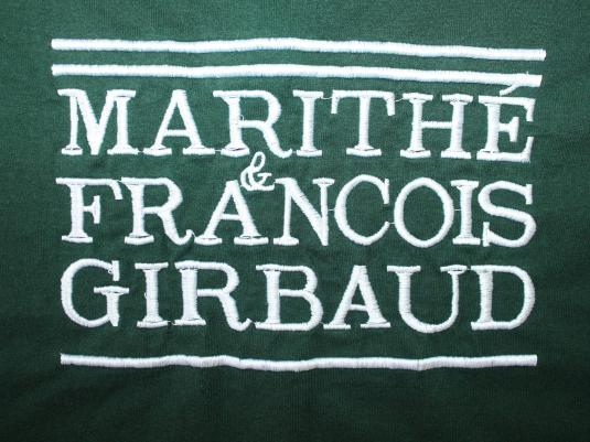 Marithe & Francois Girbaud designer vintage green t-shirt XL