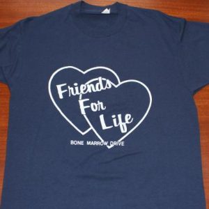 Friends For Life Bone Marrow Drive vintage t-shirt M/L