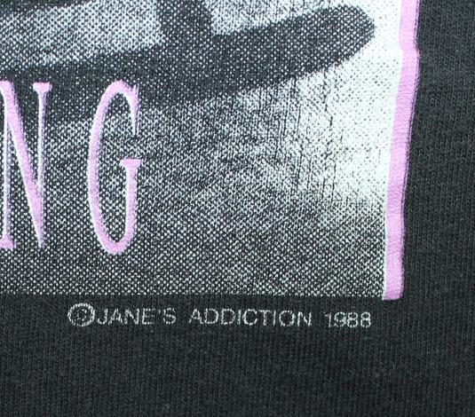 Jane’s Addiction Nothing’s Shocking vtg tee Short L/XL black