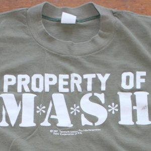 MASH movie 1981 vintage t-shirt Small
