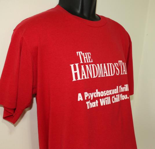 Margaret Atwood Handmaidâ€™s Tale vintage 1985 red t-shirt XL