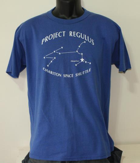 Project Regulus Chariton Space Shuttle vintage large t-shirt