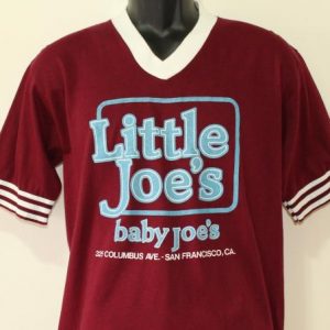 Little Joe's San Francisco vintage maroon t-shirt Large/Med