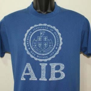 AIB Des Moines Iowa vintage Velva Sheen t-shirt Medium/Small