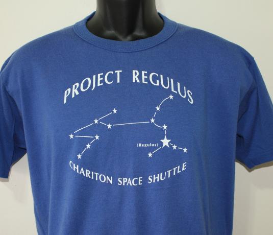 Project Regulus Chariton Space Shuttle vintage large t-shirt