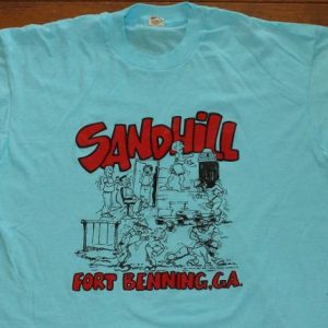 Sand Hill Fort Benning Georgia 1987 vintage t-shirt large