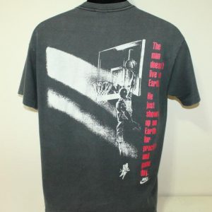 Michael Air Jordan Nike vintage black t-shirt M