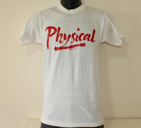 Physical Olivia Newton John vintage white t-shirt XXS/XS