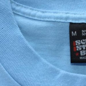 X103 radio station vintage light blue Screen Stars t-shirt S