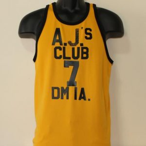 AJâ€™s Club Des Moines Iowa #7 vintage tank top jersey shirt S
