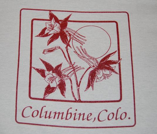 Columbine Colorado vintage t-shirt Large
