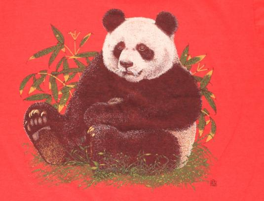 Panda Bear 1990 vintage t-shirt Large