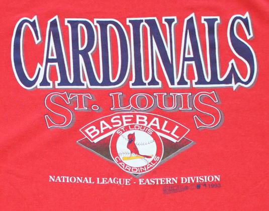 St. Louis Cardinals 1993 vintage red t-shirt Large