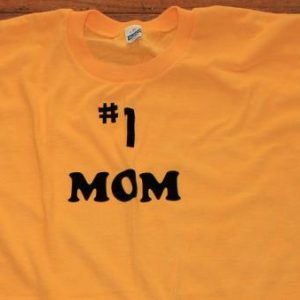 #1 Mom Mother's Day vintage t-shirt Large