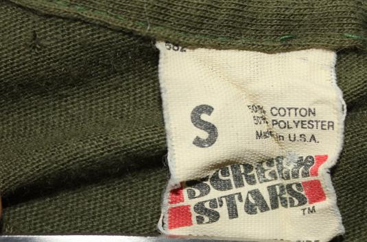 Air Staff vintage green Screen Stars t-shirt Small/XS