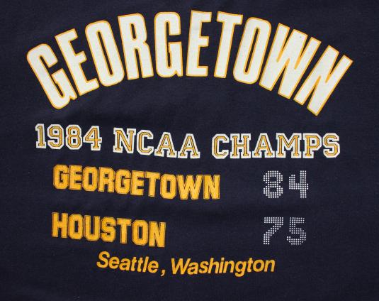 Georgetown Hoyas 1984 NCAA Champs vintage t-shirt M