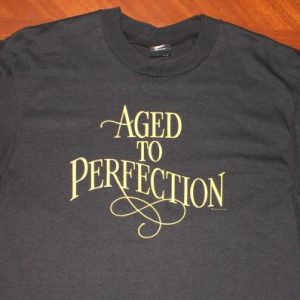 Aged To Perfection vintage Screen Stars black t-shirt Large