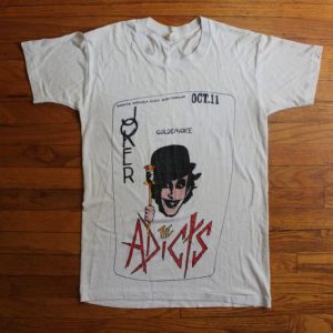 The Adicts Bad Brains Accident 1985 Concert T-shirt