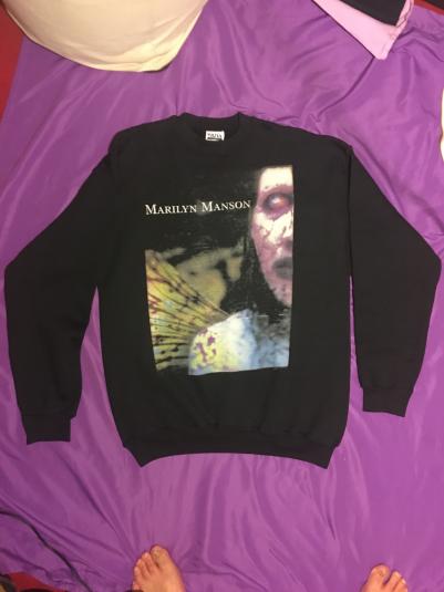 Marilyn Manson Crew Neck Sweatshirt – Anti-Christ Superstar