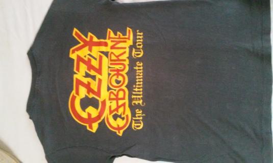 The Ultimate Ozzy tour shirt
