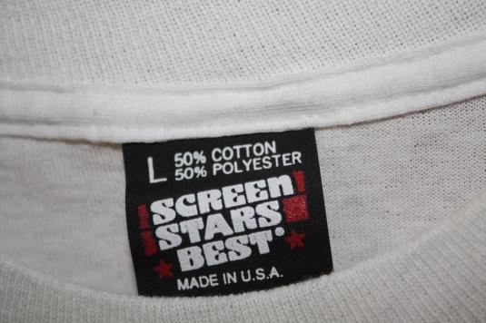 Vintage Screen Stars Best White Dead Stock Blank T-Shirt