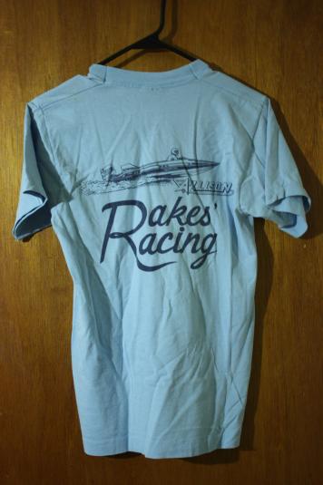 Vintage 80’s Rakes Racing Allison Boat T-Shirt