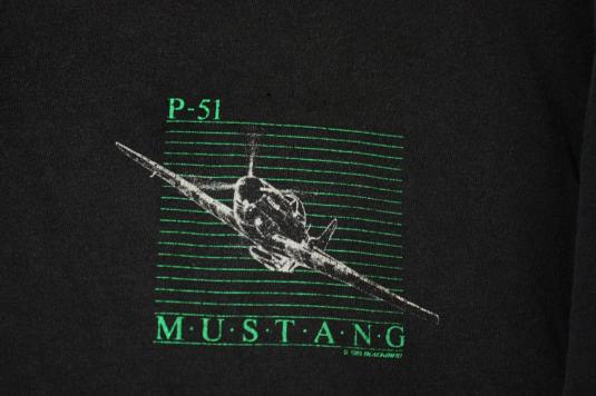 Vintage 80’s P51 Mustang T-Shirt by Blackbird International