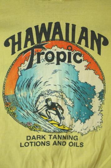 Vintage Hawaiian Tropic Beachy Surf T-shirt