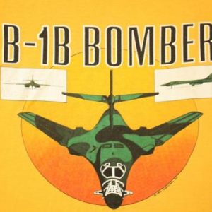 Vintage 80's Rockwell B-1B Lancer Bomber Screen Stars Best