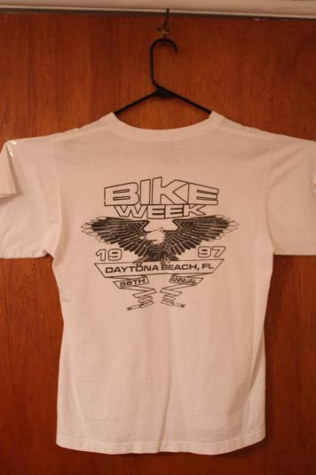 Daytona Beach Florida Bike Week 1997 Vintage T-Shirt