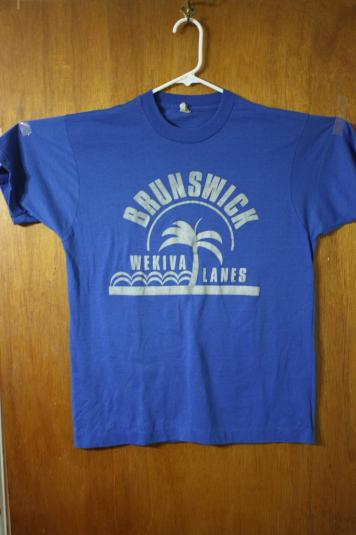 Vintage 80’s Brunswick Wekiva Lanes T-shirt Screen Stars