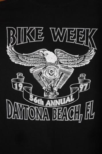 Vintage Bike Week ’97 “Bikes Babes & Brew” w/ Eagle T-Shirt