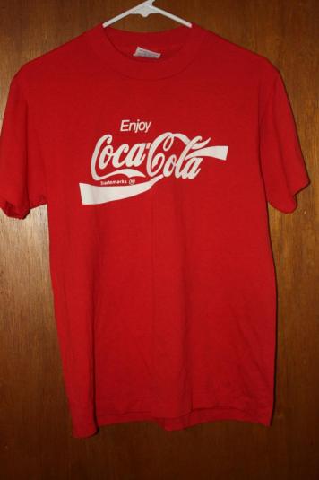 Vintage Enjoy Coca Cola Coke Youth Foundation T-Shirt | Defunkd