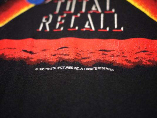 Vintage Early 90’s Total Recall Promo T-Shirt 1990