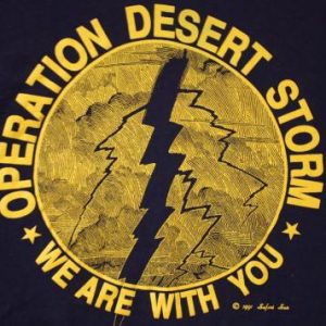 Vintage 90's Operation Desert Storm Military T-Shirt