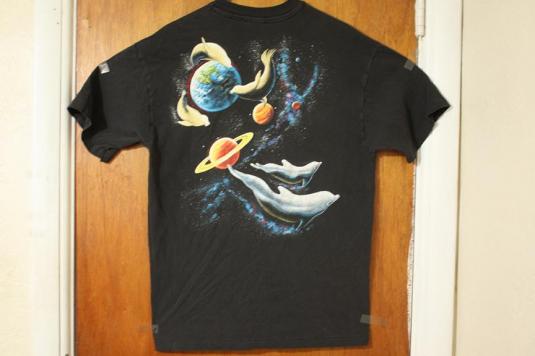 Vintage Early 90’s New Age Space and Sea Animals T-Shirt