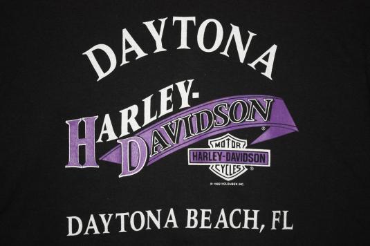 Vintage Early 90’s Harley Davidson Fringed T-Shirt