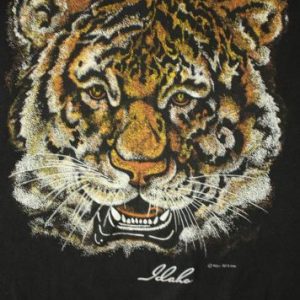 Vintage Early 90's Tiger Graphic XXXL Idaho