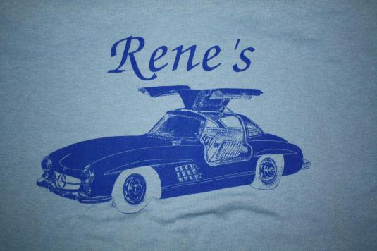 Vintage 80’s Rene’s Mercedes Benz 300SL Gull Wing T-Shirt