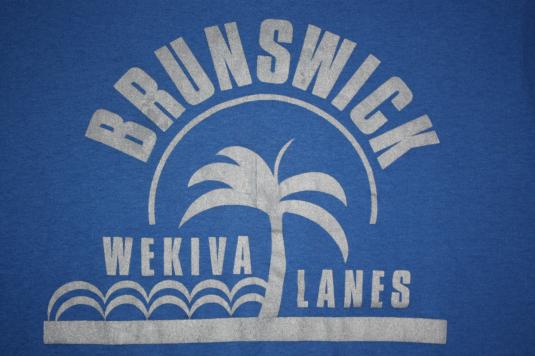 Vintage 80’s Brunswick Wekiva Lanes T-shirt Screen Stars