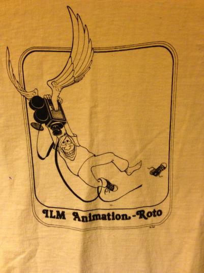 Rare Industrial, Light, & Magic Animation Rotoscope shirt.