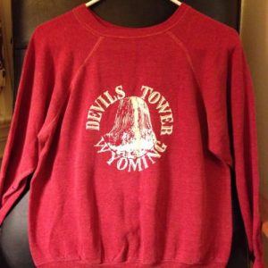 Devils Tower Wyoming sweatshirt. Close Encounters crew gift?