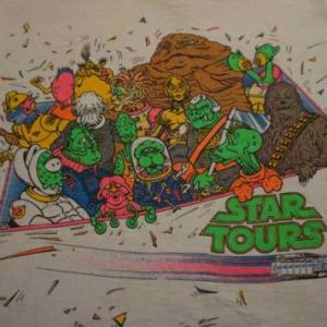 Weird Star Wars "Star Tours" t-shirt.