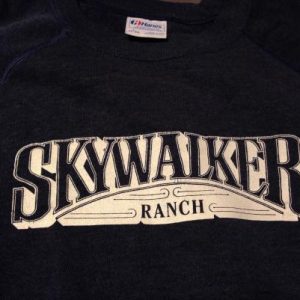 Skywalker Ranch sweatshirt.