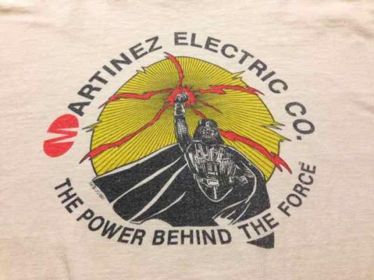 Rare Martinez Electric Co. Return of the Jedi ILM crew shirt